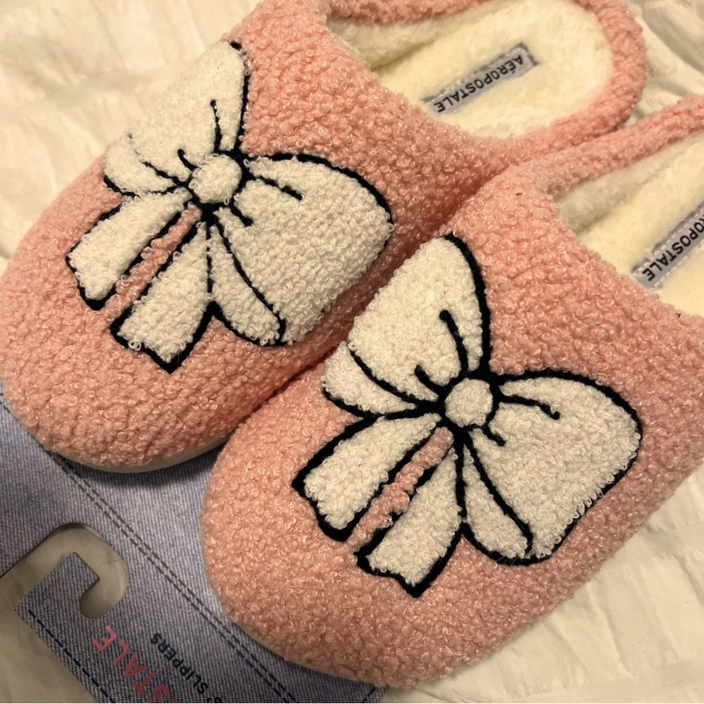New Bow 🎀 Slippers Pink Bow